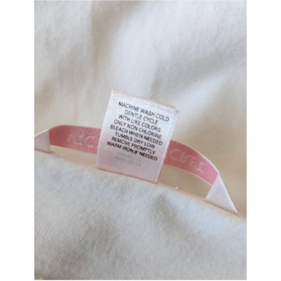 Victoria's Secret 100% cotton sleep nite night gown ribbon lace white sexy cute - Picture 8 of 8